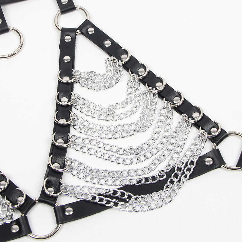 SUBBLIME - SOUTIEN-GORGE HARNAIS ET COLLIER CHAÎNE TAILLE UNIQUE