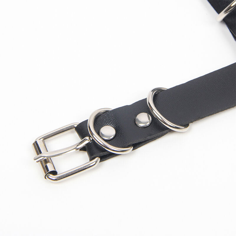 SUBBLIME - SOUTIEN-GORGE HARNAIS À DÉTAILS DE CHAÎNE TAILLE UNIQUE