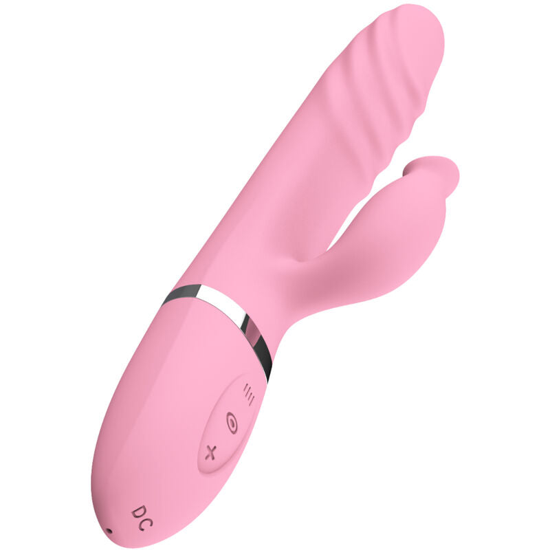 ARMONY - VIBRATEUR DE LANGUE ROSE À EFFET DE CHALEUR ET DE POUSSÉE