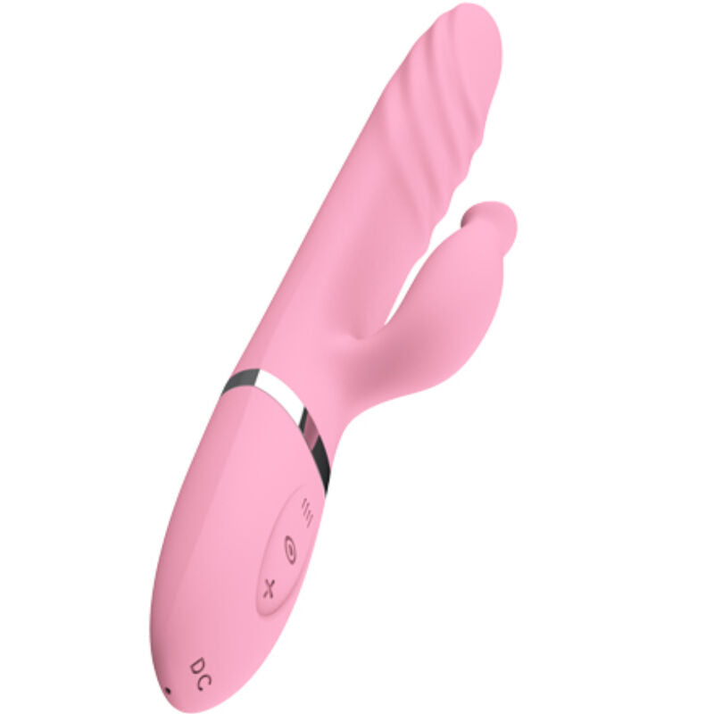 ARMONY - VIBRATEUR DE LANGUE ROSE À EFFET DE CHALEUR ET DE POUSSÉE