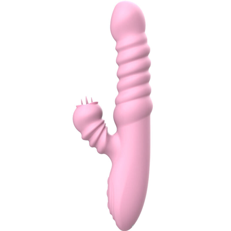 ARMONY - MULTIFUNCTIONAL VIBRATOR WITH STIMULATING TONGUE AND HEAT EFFECT PINK