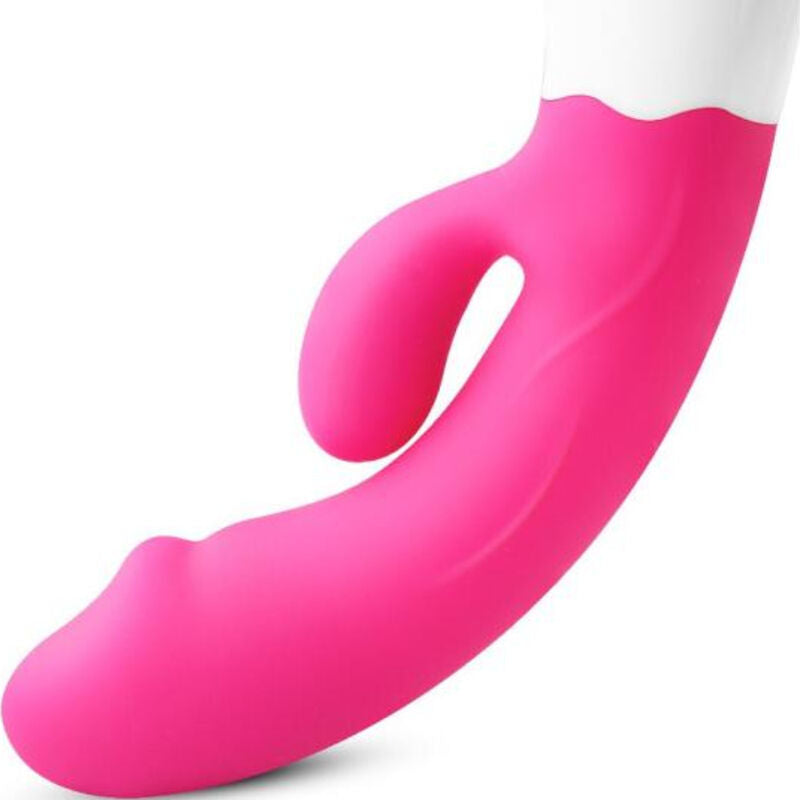 ARMONY - VIBRATEUR ET STIMULATEUR RECHARGEABLE HAPPY FUCHSIA