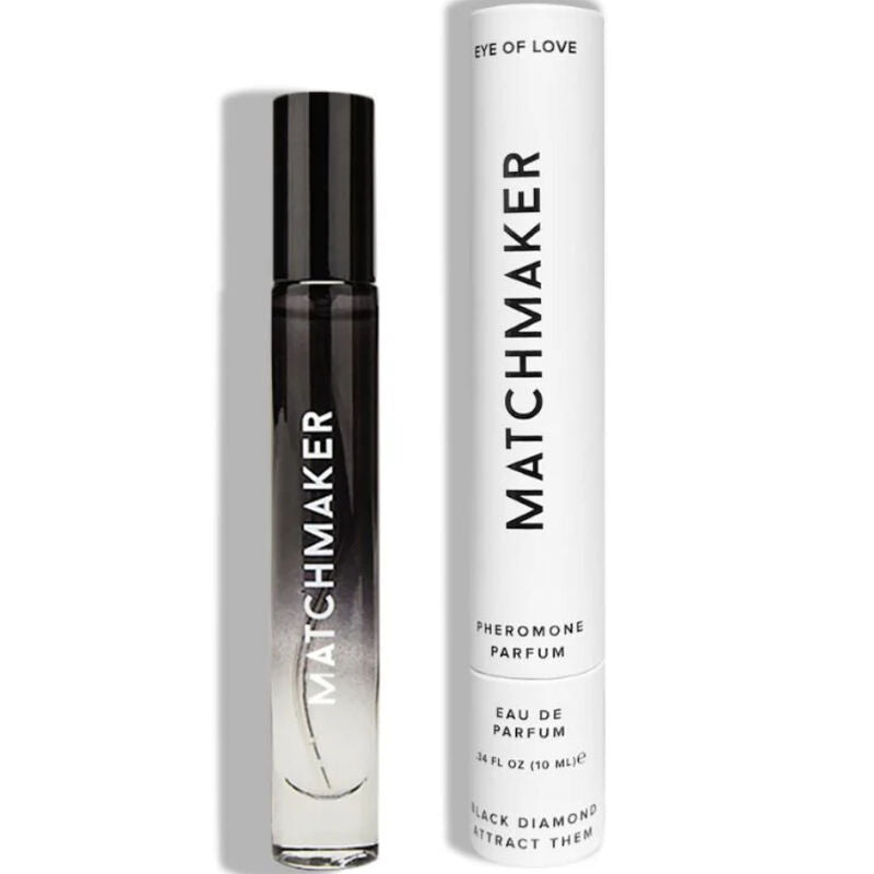 EYE OF LOVE - MATCHMAKER BLACK DIAMOND PARFUM PHÉROMONES POUR LUI ET ELLE 10 ML