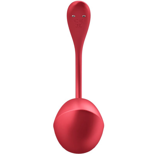 SATISFYER - STIMULATEUR DE POINT G SHINY PETAL TÉLÉCOMMANDE ROUGE APPLICATION GRATUITE