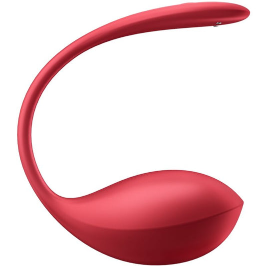 SATISFYER - STIMULATEUR DE POINT G SHINY PETAL TÉLÉCOMMANDE ROUGE APPLICATION GRATUITE