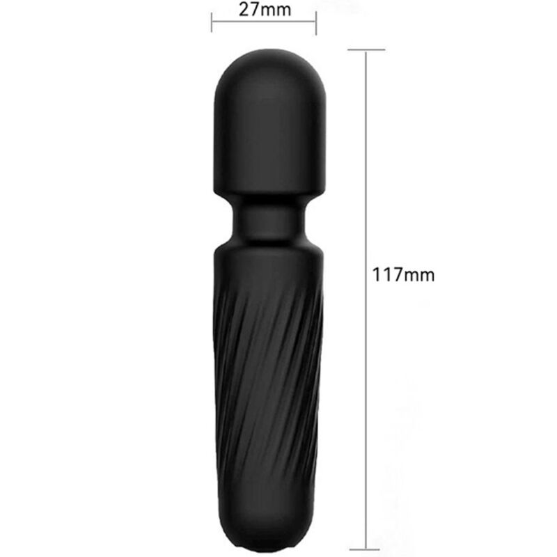 ARMONY - VOTRE MASSEUR & VIBRATEUR MAGIQUE RECHARGEABLE 10 VIBRATIONS NOIR