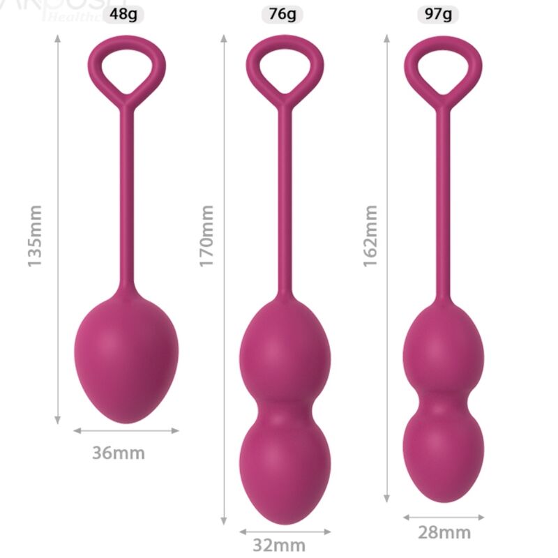 ARMONY - ANABIOSE POIDS VAGINAUX 3 NIVEAUX BOUGAMBIILLA