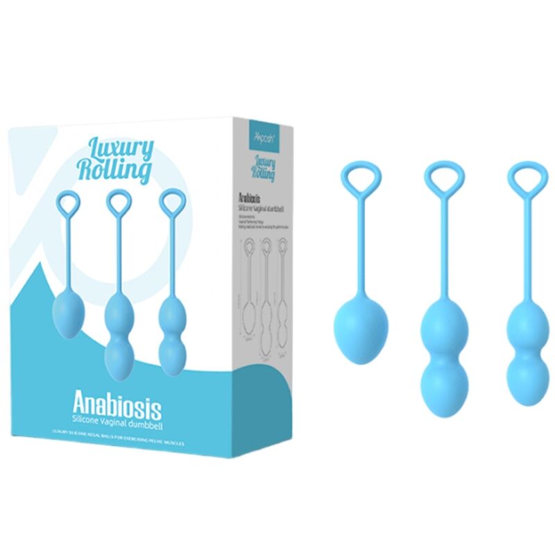 ARMONY - ANABIOSE POIDS VAGINAUX 3 NIVEAUX BLEU