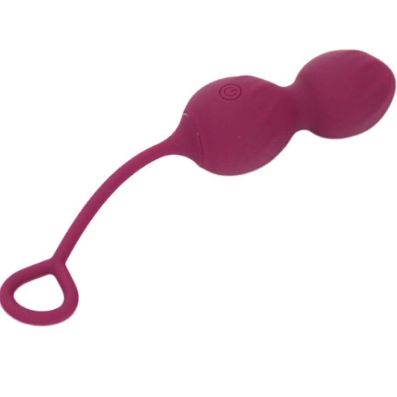 ARMONY - BLOSSOMS POIDS VAGINAUX VIBRANTS TÉLÉCOMMANDE 10 VIBRATIONS ROUGE FONCÉ