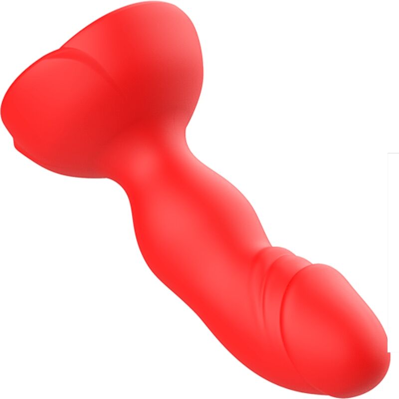 ARMONY - EXTREME A BLOOM PINK VIBRATOR & ANAL PLUG REMOTE CONTROL RED