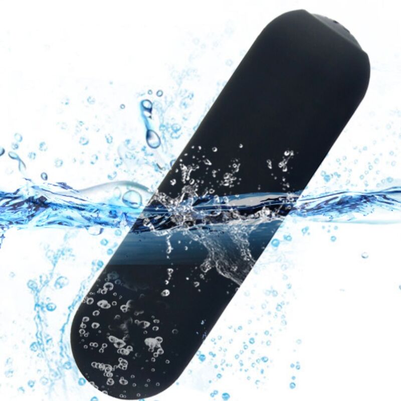ARMONY - SPLASH JOIE BULLET VIBRANT EN SILICONE TÉLÉCOMMANDE 10 VIBRATIONS 75 X 19 CM NOIR