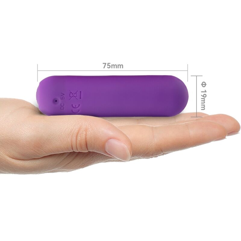 ARMONY - SPLASH JOIE BULLET VIBRANT EN SILICONE TÉLÉCOMMANDE 10 VIBRATIONS 75 X 19 CM VIOLET
