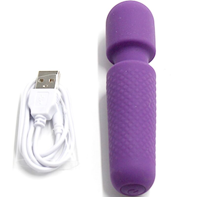 ARMONY - VOTRE MASSEUR & VIBRATEUR MAGIQUE RECHARGEABLE 10 VIBRATIONS SILICONE VIOLET