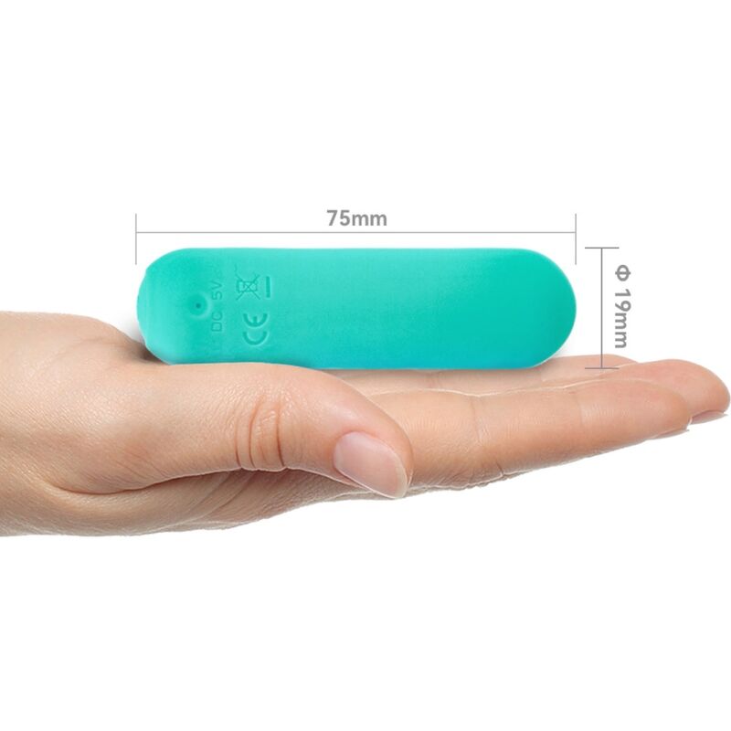 ARMONY - SPLASH HAHA BULLET VIBRANT EN SILICONE 10 VIBRATIONS 75 X 19 CM VERT
