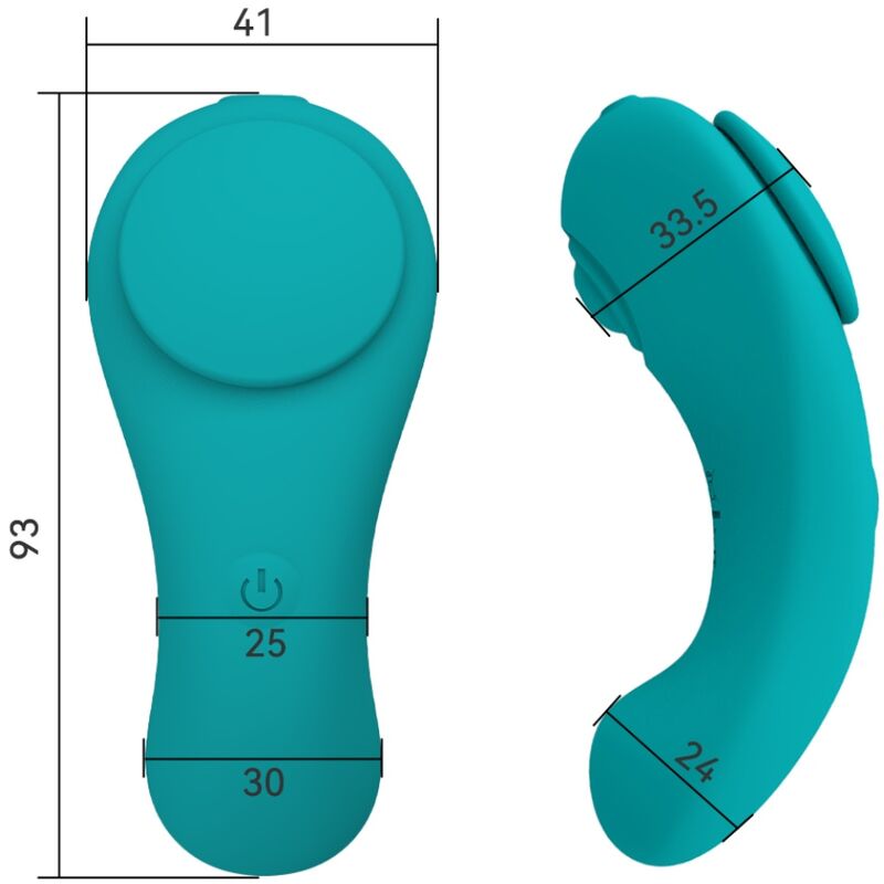 ARMONY - VIBRATEUR PLAISIR CULOTTE TÉLÉCOMMANDE 3 VITESSES VERT