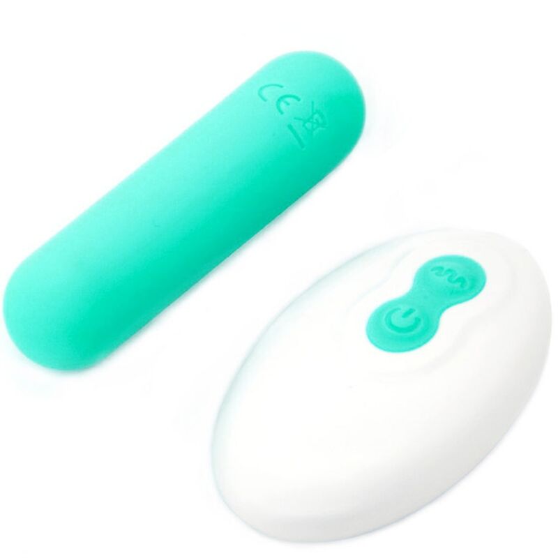 ARMONY - SPLASH JOLINE BULLET VIBRANT EN SILICONE TÉLÉCOMMANDE 10 VIBRATIONS 65 X 15 CM VERT