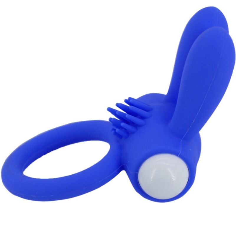 ARMONY - ANNEAU VIBRANT EN SILICONE BLEU MR BUNNY