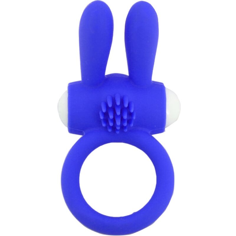 ARMONY - ANNEAU VIBRANT EN SILICONE BLEU MR BUNNY