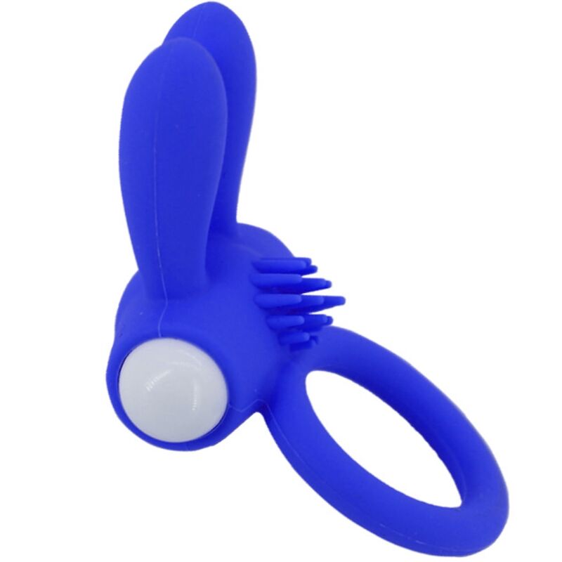 ARMONY - ANNEAU VIBRANT EN SILICONE BLEU MR BUNNY