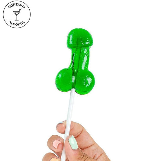 SECRETPLAY - Sucette gommeuse PENIS AVEC MOJITO ALCOOLISÉ