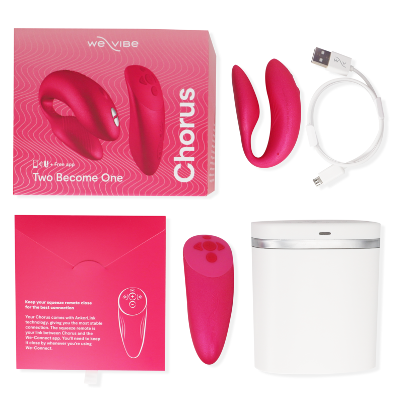 WE-VIBE - CHORUS VIBRATEUR POUR COUPLES AVEC COMMANDE DE PRESSION ROSE