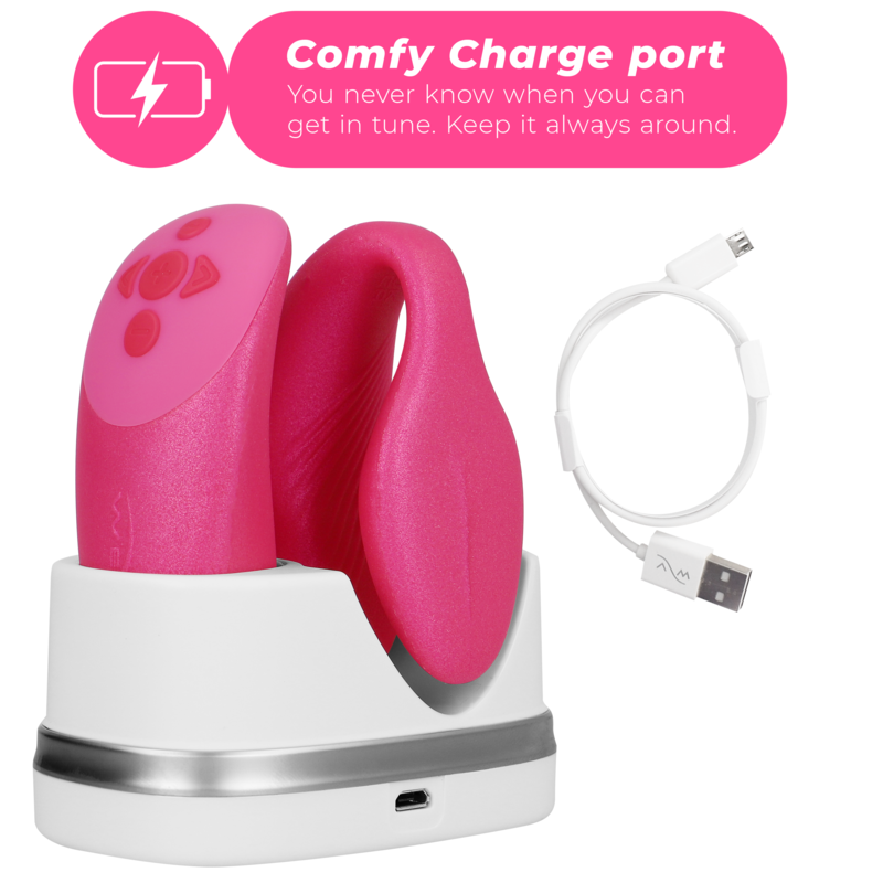 WE-VIBE - CHORUS VIBRATEUR POUR COUPLES AVEC COMMANDE DE PRESSION ROSE