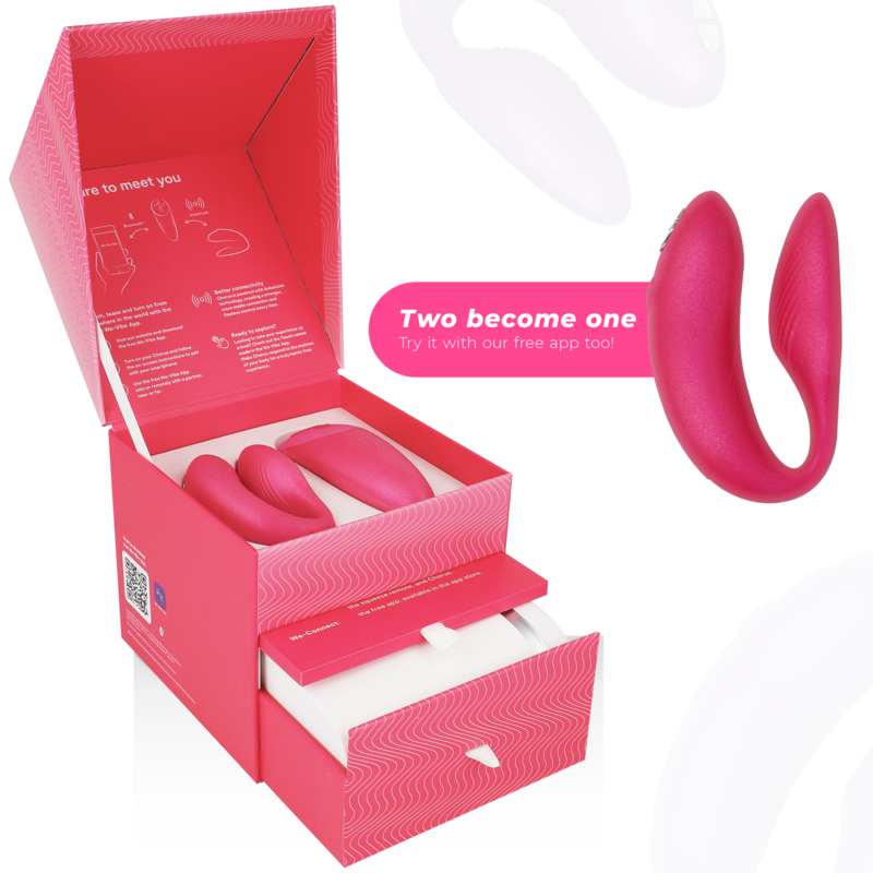 WE-VIBE - CHORUS VIBRATEUR POUR COUPLES AVEC COMMANDE DE PRESSION ROSE