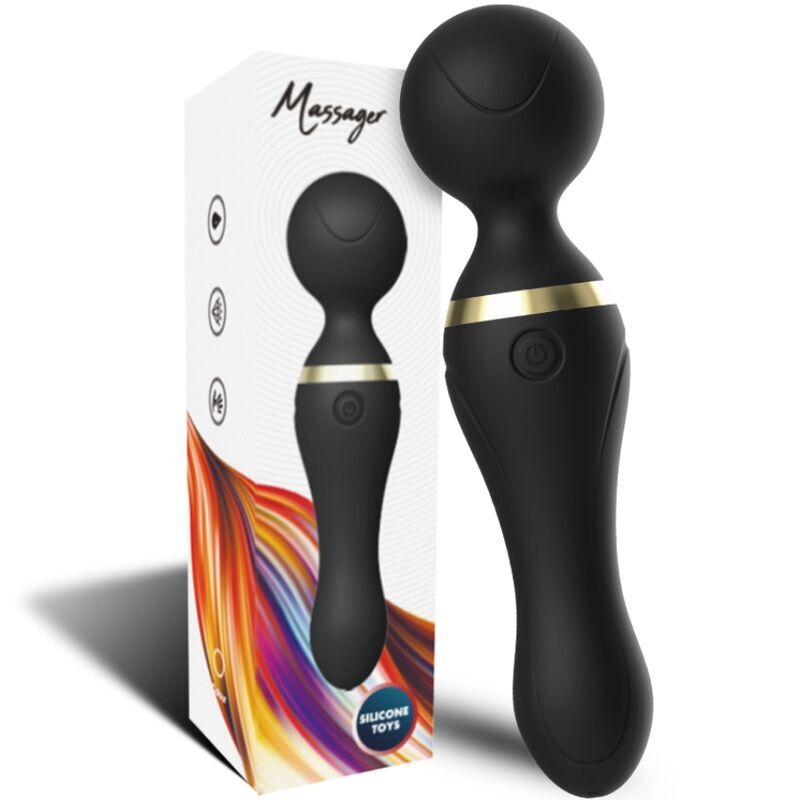 ARMONY - FREEZA MASSEUR & VIBRATEUR TÊTE FLEXIBLE NOIR