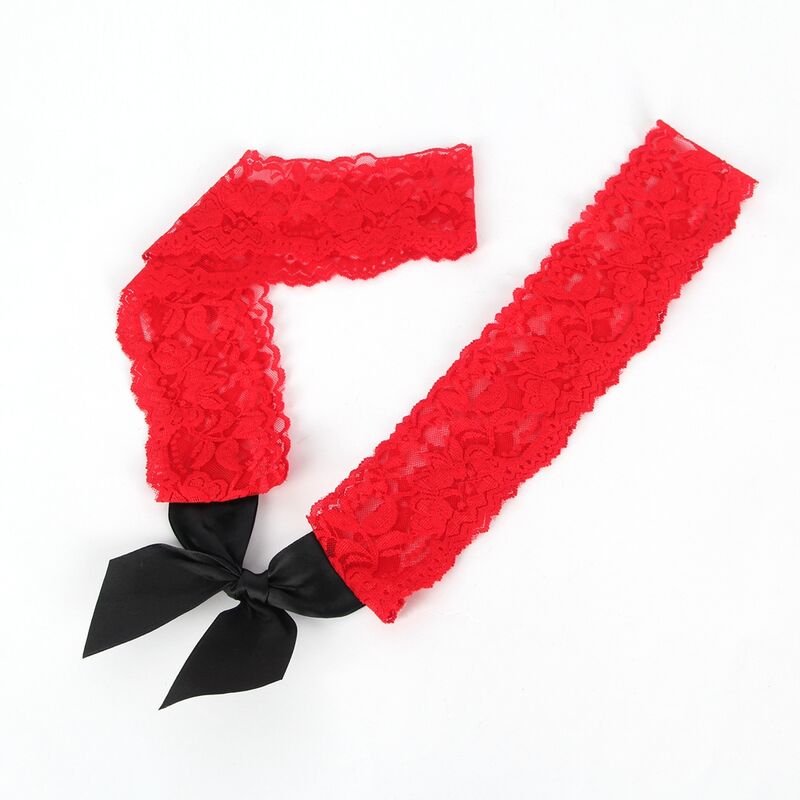 SUBBLIME - 952068 ROBE COURTE EN RÉSEILLE AVEC COUTURES NOIRES ET ROUGES TAILLE UNIQUE