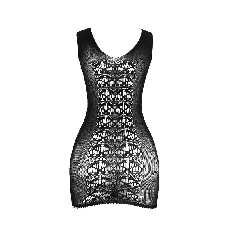SUBBLIME - 952167 ROBE COURTE EN RÉSILLE STRETCH NOIRE TAILLE UNIQUE