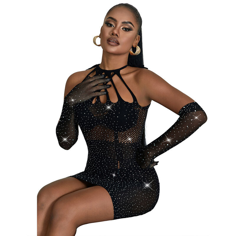 SUBBLIME - 952235 ROBE RÉSEILLE BLACK DIAMONDS TAILLE UNIQUE