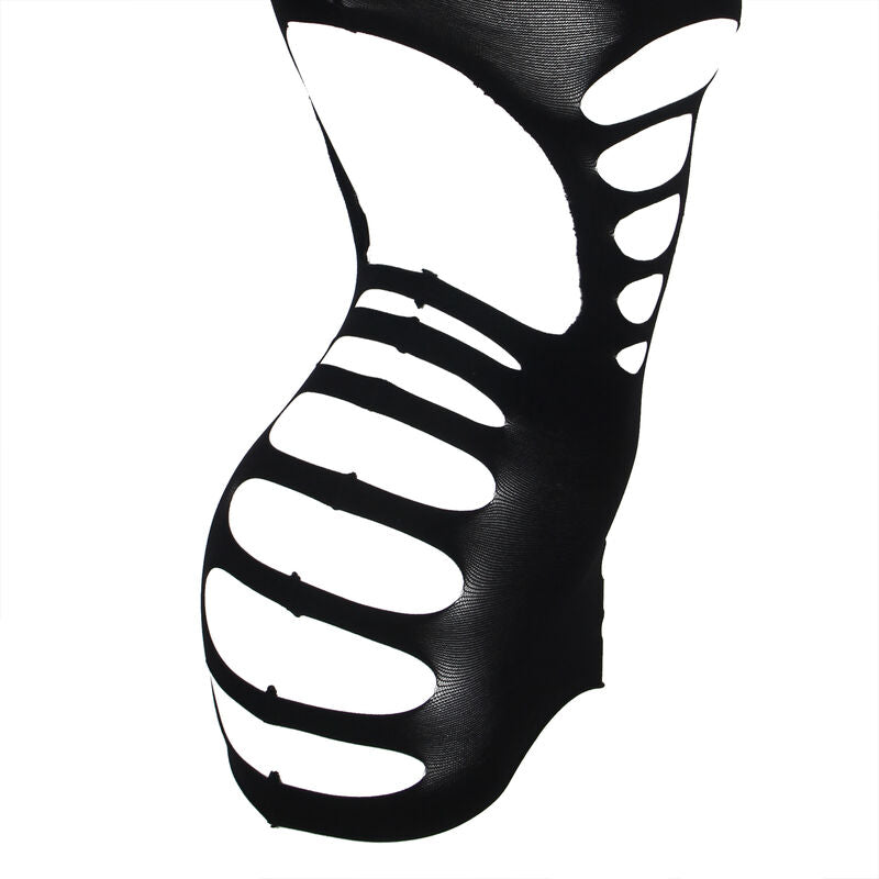 SUBBLIME - 952266 ROBE RÉSEILLE STRETCH À MANCHES LONGUES NOIRE TAILLE UNIQUE