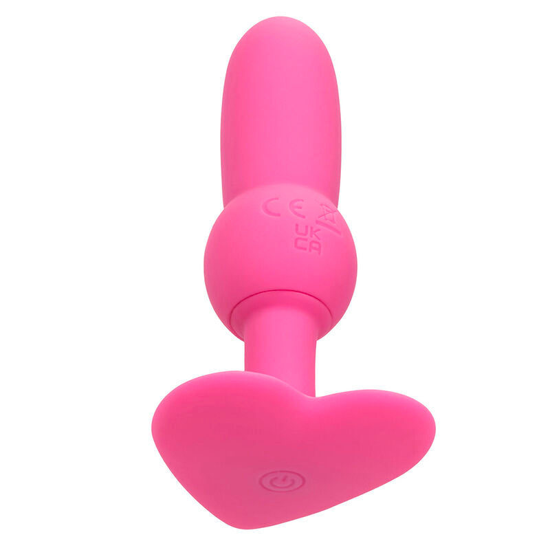 CALEXOTICS - PREMIER PLUG ANAL AVEC PERLES 10 VIBRATIONS ROSE