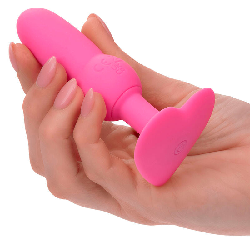 CALEXOTICS - PREMIER PLUG ANAL AVEC PERLES 10 VIBRATIONS ROSE
