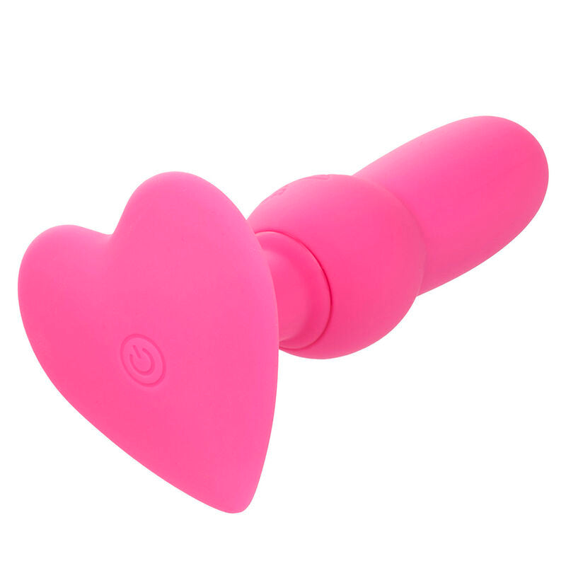 CALEXOTICS - PREMIER PLUG ANAL AVEC PERLES 10 VIBRATIONS ROSE