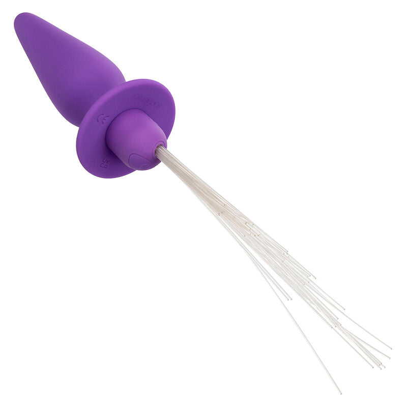 CALEXOTICS - SOUTHERN LIGHTS LIGHT UP ANAL PLUG WITH LIGHTS 10 VIBRATIONS VIOLET SILICONE