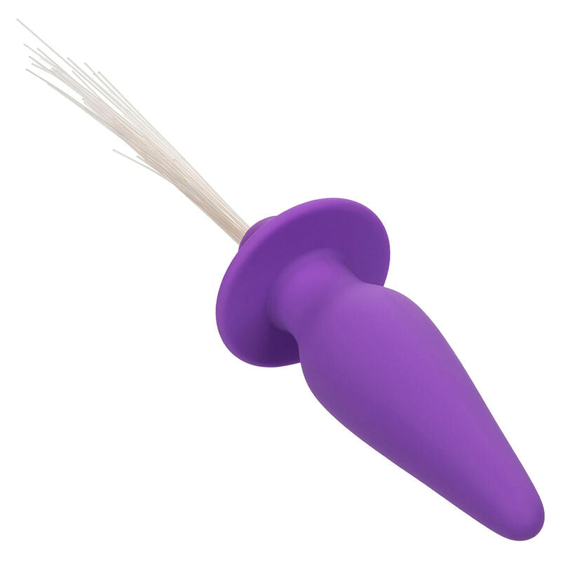 CALEXOTICS - SOUTHERN LIGHTS LIGHT UP ANAL PLUG WITH LIGHTS 10 VIBRATIONS VIOLET SILICONE