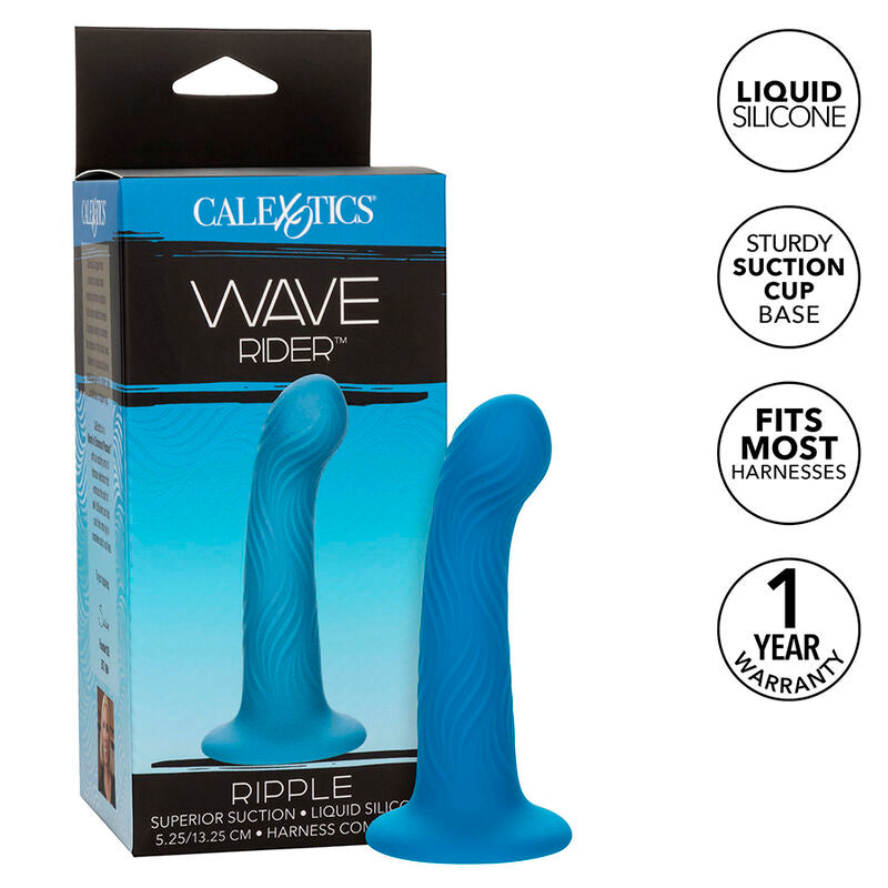 CALEXOTICS - WAVE RIDER RIPPLE PLUG ANAL BLEU