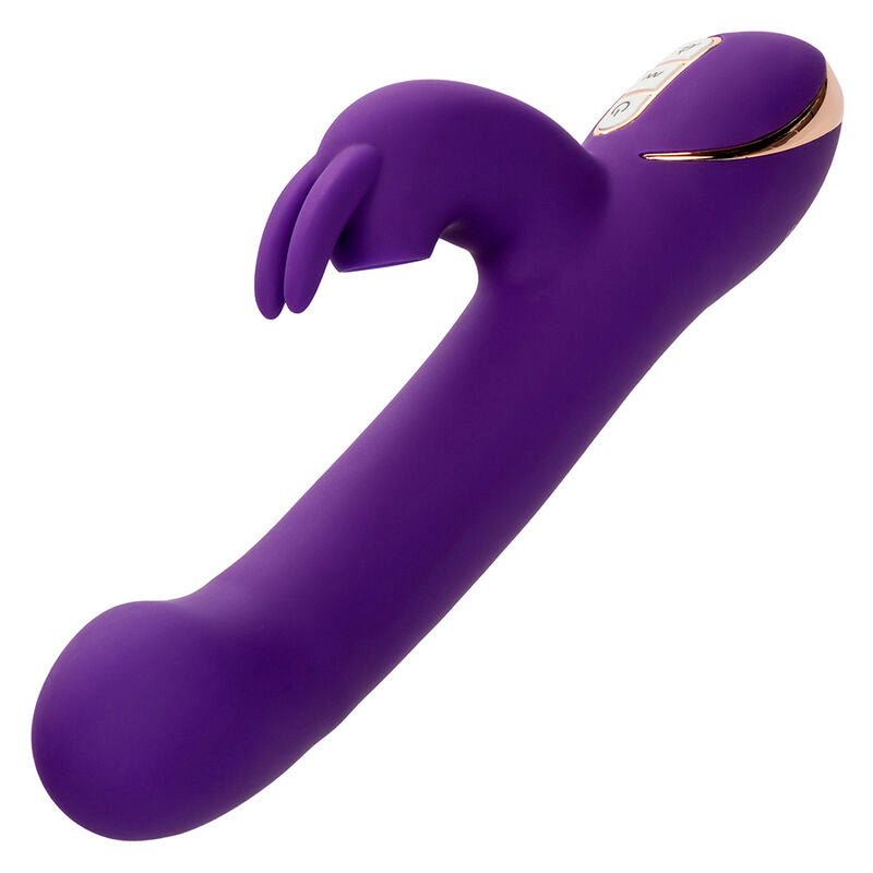 CALEXOTICS - JACK RABBIT VIBRATOR AND STIMULATOR 7 LEVELS OF VIBRATION AND SUCTION BLUE