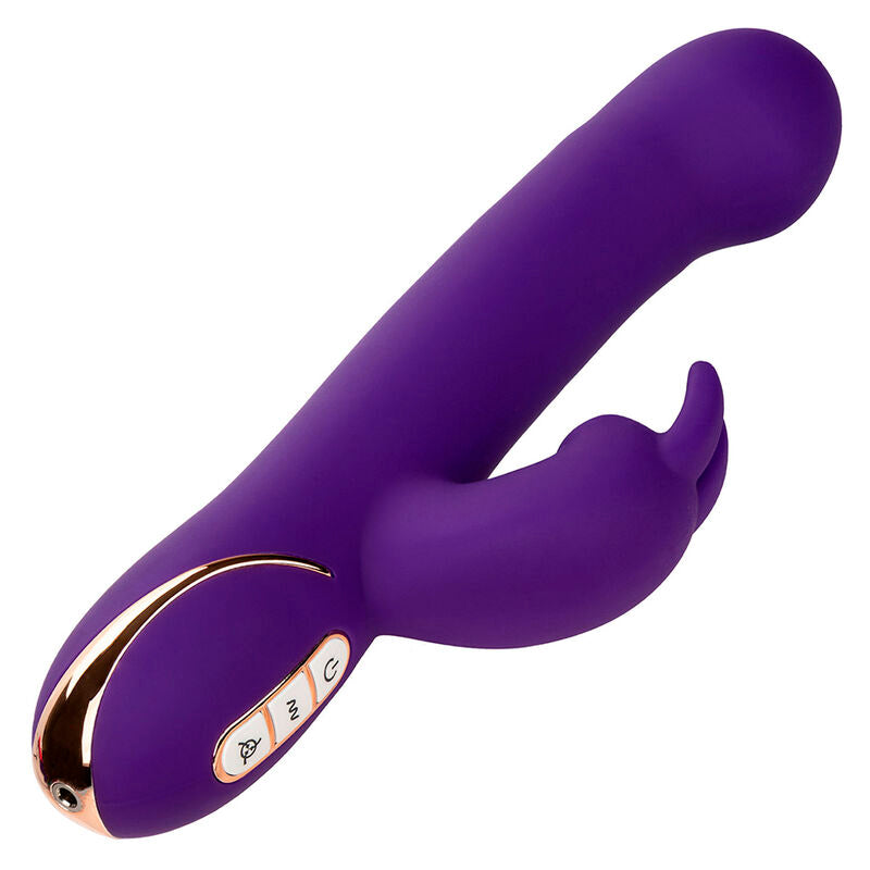 CALEXOTICS - JACK RABBIT VIBRATOR AND STIMULATOR 7 LEVELS OF VIBRATION AND SUCTION BLUE