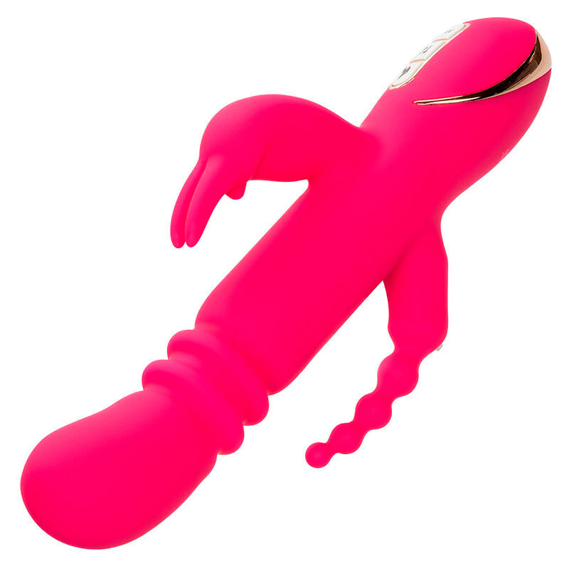 CALEXOTICS - JACK FANTASY TRIPLE HEATABLE VIBRATOR RABBIT PINK