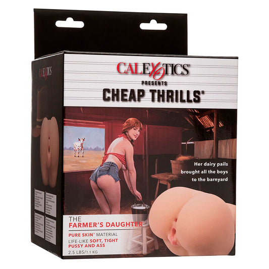 CALEXOTICS - LA FILLE DU FERMIER DOUBLE MASTURBATEUR NATUREL RÉALISTE