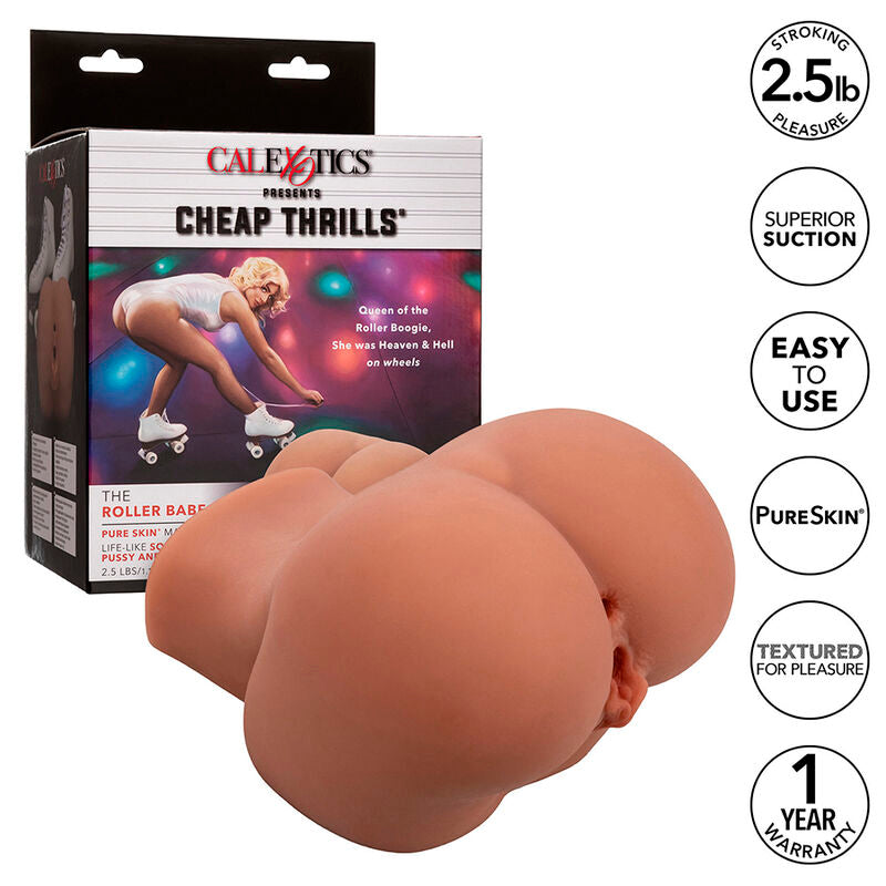 CALEXOTICS - LE MASTURBATEUR RÉALISTE DOUBLE NATUREL ROLLER BABE