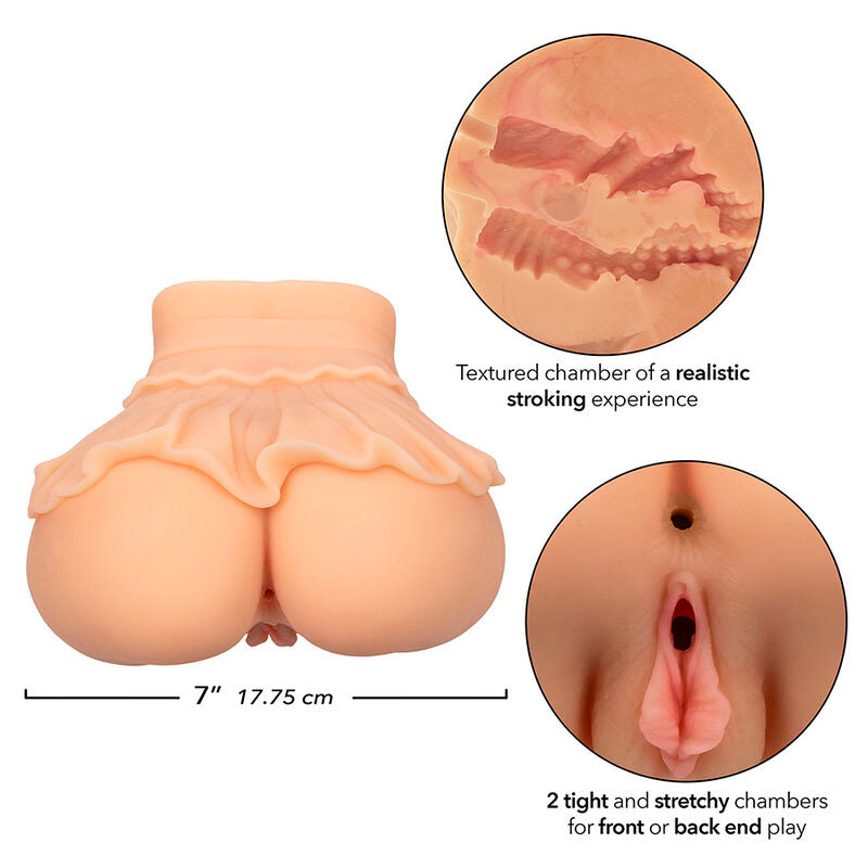 CALEXOTICS - LE MASTURBATEUR RÉALISTE DOUBLE NATUREL DE LA FILLE PEEP SHOW