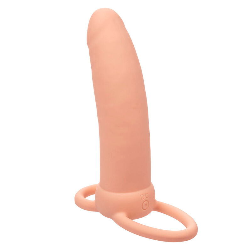 CALEXOTICS - MAXX DOUBLE PÉNÉTRATEUR ÉPAISSEUR 10 VIBRATIONS NATUREL