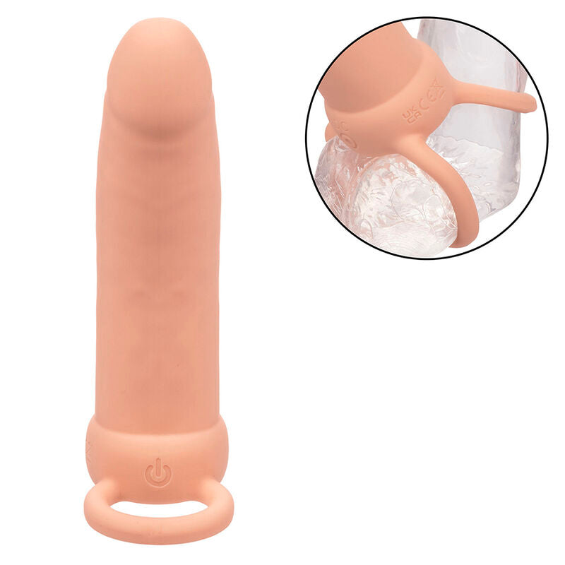 CALEXOTICS - MAXX DOUBLE PÉNÉTRATEUR ÉPAISSEUR 10 VIBRATIONS NATUREL