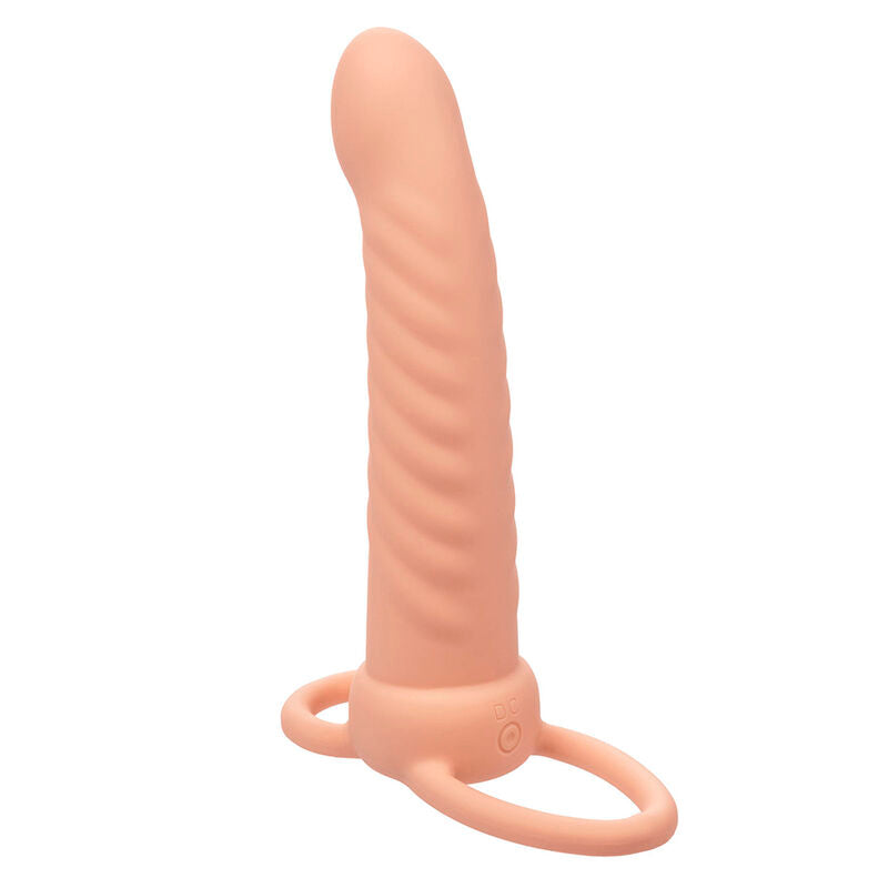CALEXOTICS - MAXX PÉNÉTRATEUR À DOUBLE NERVURE 10 VIBRATIONS NATURELLES