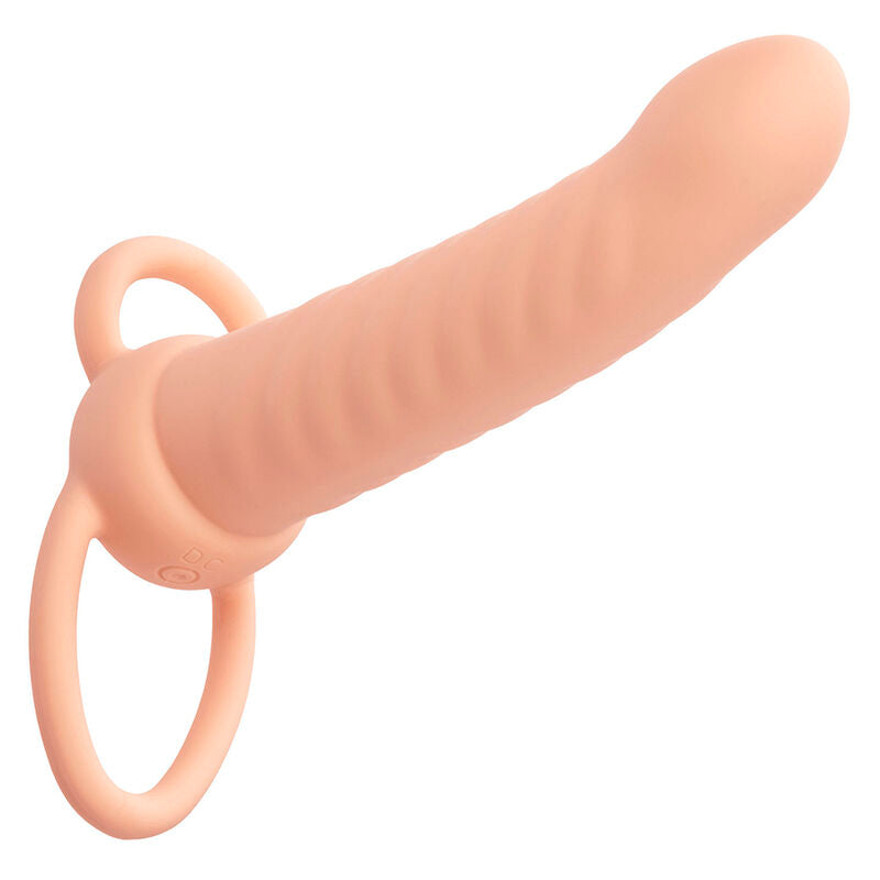 CALEXOTICS - MAXX PÉNÉTRATEUR À DOUBLE NERVURE 10 VIBRATIONS NATURELLES