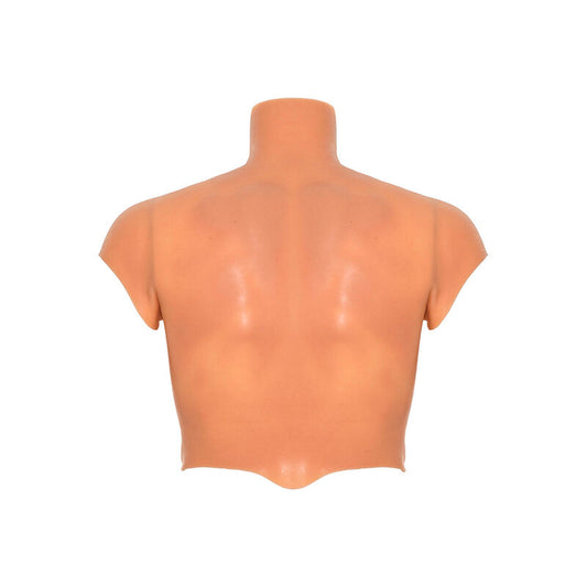DÉSIR CACHÉ - T-SHIRT ALTER EGO EN SILICONE TORSE HOMME AVEC ABS NATURELS