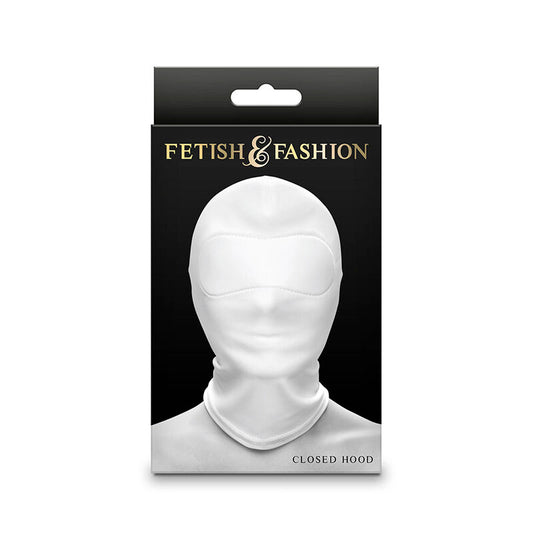 NS NOVELTIES - FETISH & FASHION WHITE NYLON FULL BALACLAVA